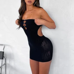 Boulevard Baby Mini Dress Black
