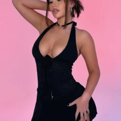 In The End Mini Dress Black