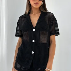 Not Letting Go Shirt Black