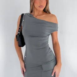 Not Too Late Mini Dress Petrol -Outlet Poise Nest Store NOT TO LATE MINI DRESS 05.07.23 01