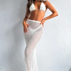 See Me Now Crochet Maxi Skirt Off White -Outlet Poise Nest Store SEE ME NOW HOLD ON CROCHET 31.1.23 001