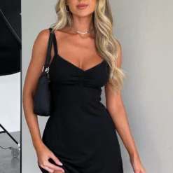 Show Me Around Mini Dress Black
