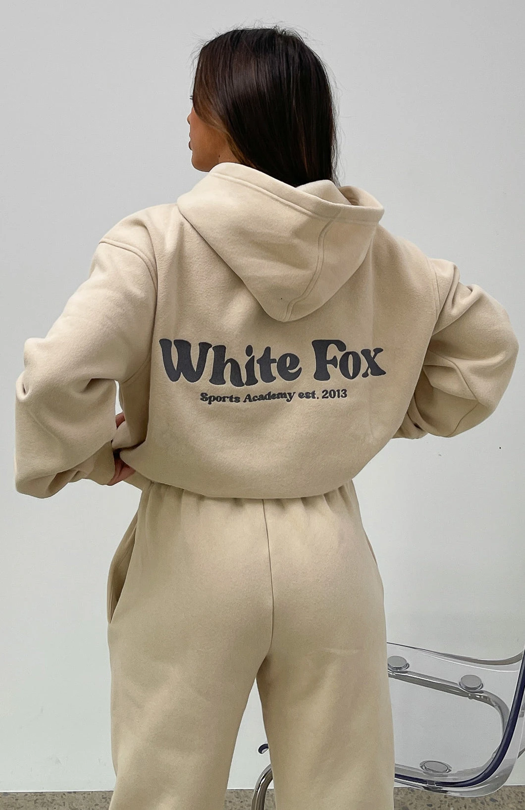 Sports Academy Oversized Hoodie Sand 1 Sports Academy Oversized Hoodie Sand