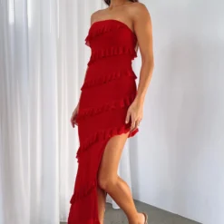 Sweet Desire Maxi Dress Red -Outlet Poise Nest Store SWEET DESIRE MAXI DRESS 15 08 23 01 scaled