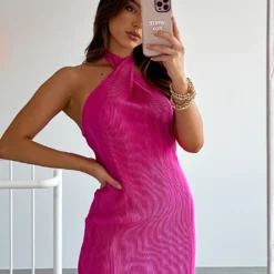 Up In The Air Mini Dress Pink