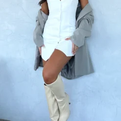 Wait For You Mini Dress White