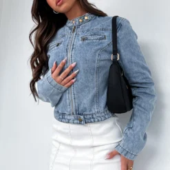 Wherever We Go Denim Jacket Light Wash -Outlet Poise Nest Store WHEREVER WE GO JACKET 09.05.23 06 2299f03a 5e4f 4d88 98c1 aadd51f9ee81