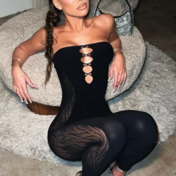 No Love Jumpsuit Black